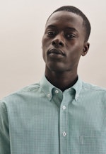 Regular Business Shirt Check in Green |  Seidensticker Onlineshop