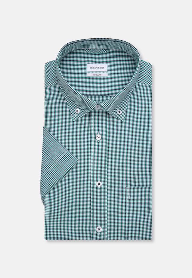 Regular Business Shirt Check in Green |  Seidensticker Onlineshop