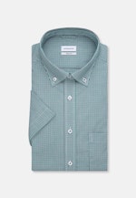 Regular Business Shirt Check in Green |  Seidensticker Onlineshop