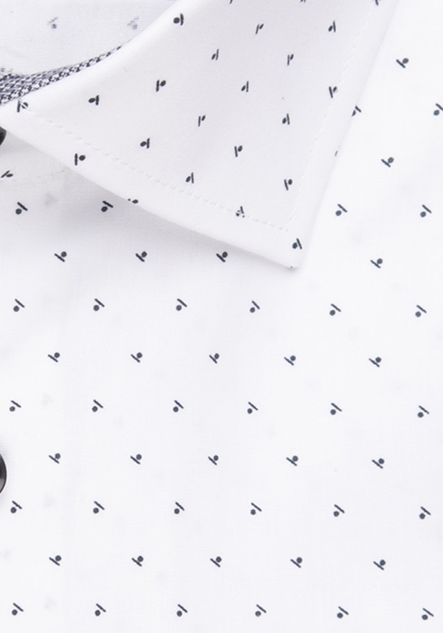 Regular Business Hemd Druck in Grau | Seidensticker Onlineshop