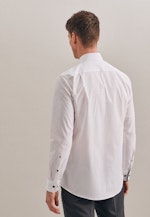Regular Business Hemd Druck in Grau |  Seidensticker Onlineshop