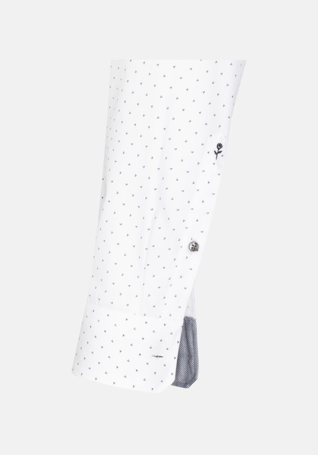 Regular Business Hemd Druck in Grau | Seidensticker Onlineshop
