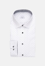 Regular Business Hemd Druck in Grau |  Seidensticker Onlineshop