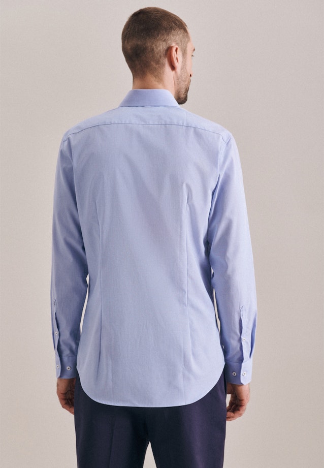 Shaped Chemise Business uni in Bleu Clair |  Seidensticker Onlineshop