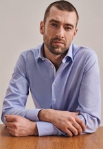 Shaped Chemise Business uni in Bleu Clair |  Seidensticker Onlineshop