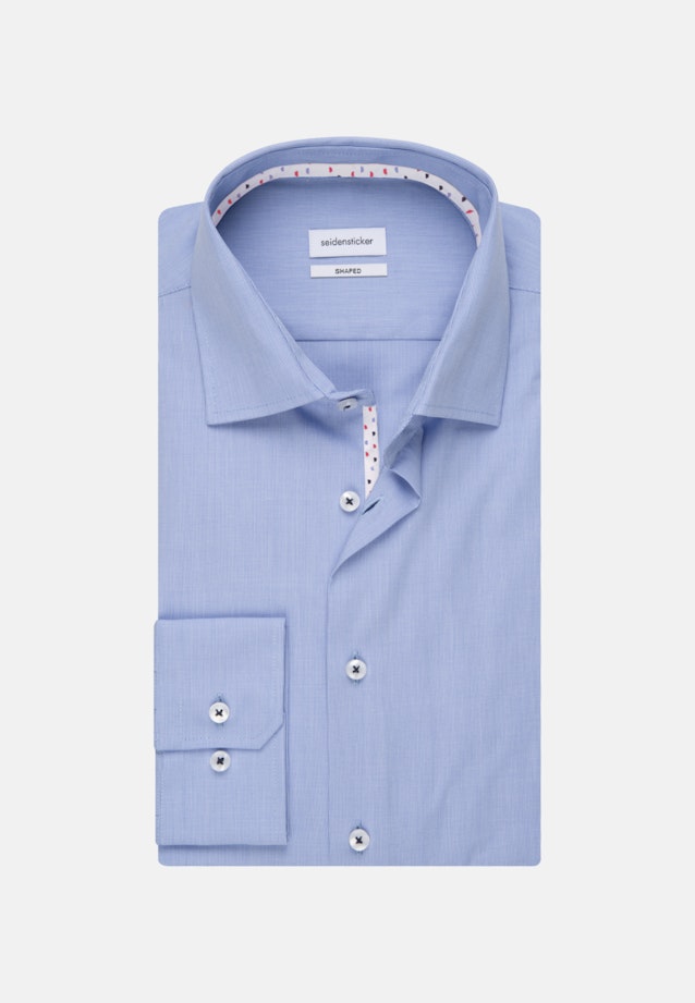 Shaped Chemise Business uni in Bleu Clair |  Seidensticker Onlineshop