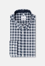 Regular Business Shirt Check in Dark Blue |  Seidensticker Onlineshop