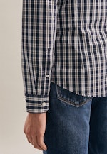 Slim Business Shirt Check in Dark Blue |  Seidensticker Onlineshop