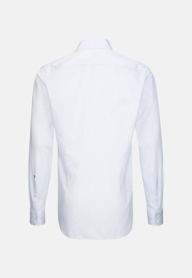 X-Slim Business Hemd Print in Weiß |  Seidensticker Onlineshop