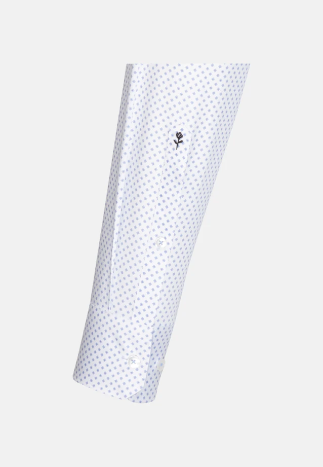 X-Slim Business Hemd Print in Weiß |  Seidensticker Onlineshop