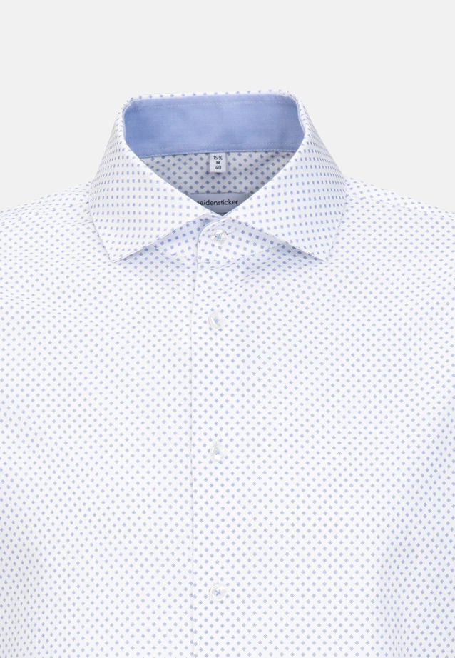 X-Slim Business Hemd Print in Weiß |  Seidensticker Onlineshop