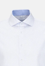 X-Slim Business Hemd Print in Weiß |  Seidensticker Onlineshop