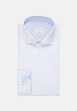 X-Slim Business Hemd Print in Weiß |  Seidensticker Onlineshop
