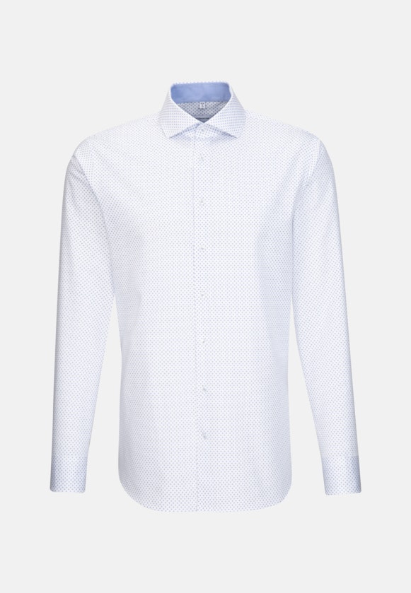 X-Slim Business Hemd Druck in Weiß |  Seidensticker Onlineshop