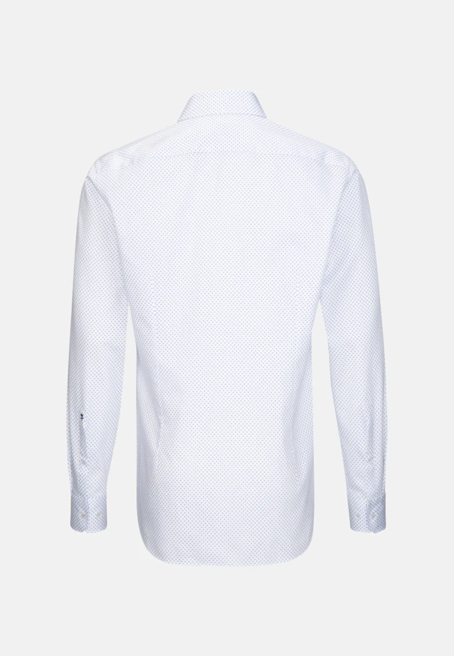 Slim Business Hemd Print in Weiß |  Seidensticker Onlineshop