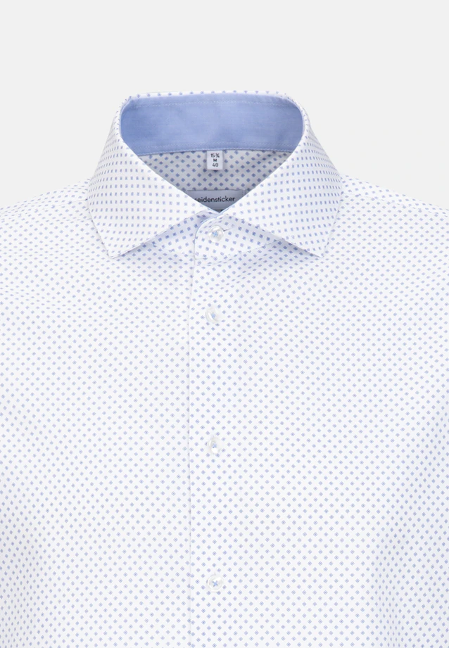 Slim Business Hemd Print in Weiß |  Seidensticker Onlineshop