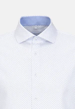Slim Business Hemd Print in Weiß |  Seidensticker Onlineshop