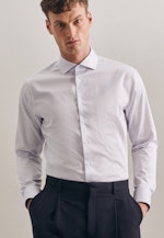 Slim Business Hemd Druck in Weiß |  Seidensticker Onlineshop