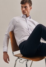 Slim Business Hemd Druck in Weiß |  Seidensticker Onlineshop