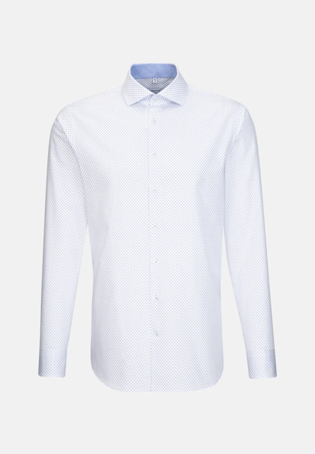 Slim Business Hemd Print in Weiß |  Seidensticker Onlineshop
