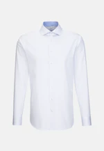 Slim Business Hemd Print in Weiß |  Seidensticker Onlineshop