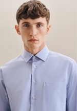 Regular Business Shirt Check in Light Blue |  Seidensticker Onlineshop