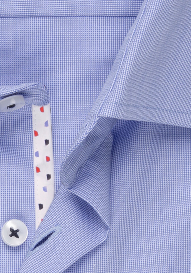 Non-iron Structure Business Shirt in Regular with Kent-Collar in Light Blue |  Seidensticker Onlineshop