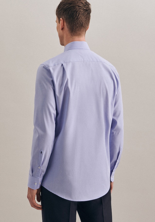 Non-iron Structure Business Shirt in Regular with Kent-Collar in Light Blue |  Seidensticker Onlineshop