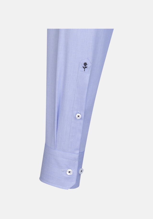 Non-iron Structure Business Shirt in Regular with Kent-Collar in Light Blue |  Seidensticker Onlineshop