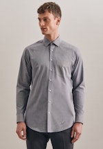 Regular Business Hemd Uni in Dunkelblau |  Seidensticker Onlineshop