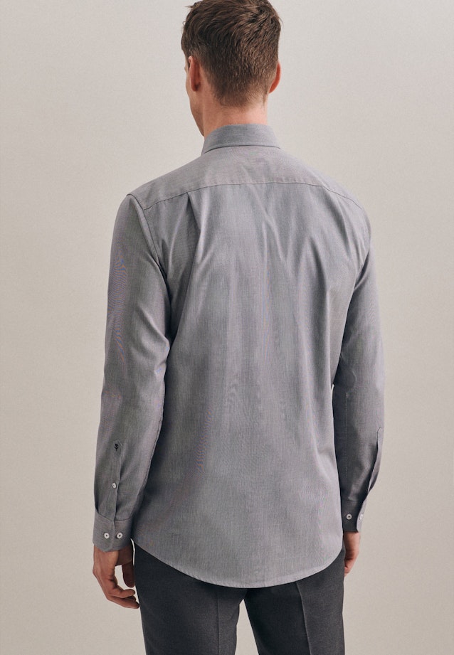 Regular Business Shirt Uni in Dark Blue |  Seidensticker Onlineshop