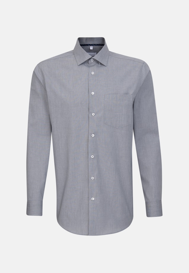 Regular Business Hemd Uni in Dunkelblau |  Seidensticker Onlineshop