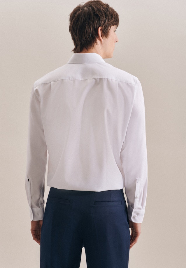 Regular Business Hemd Uni in Weiß |  Seidensticker Onlineshop