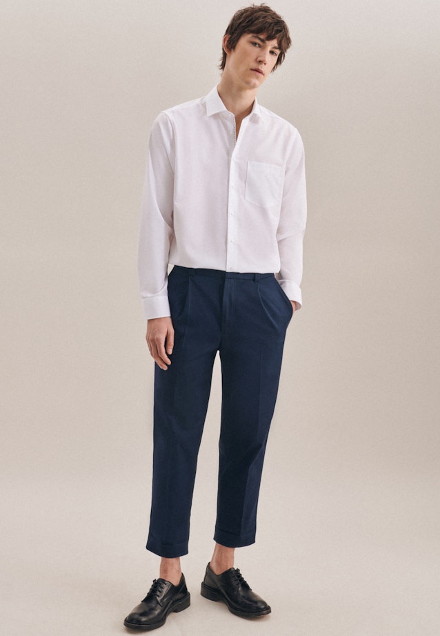 Regular Business Shirt Uni in White |  Seidensticker Onlineshop