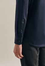 Regular Business Hemd Uni in Dunkelblau |  Seidensticker Onlineshop