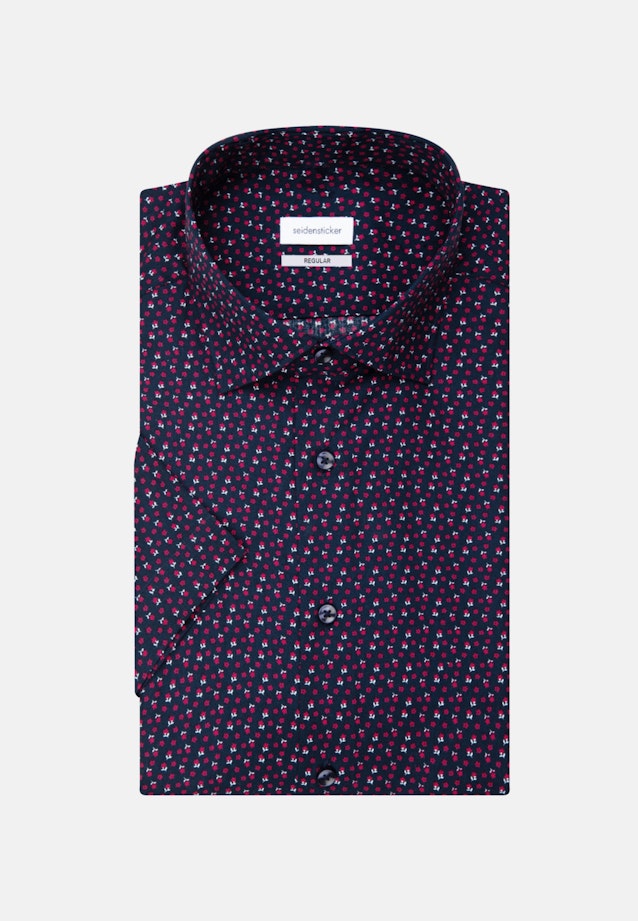 Poplin Short sleeve Business Shirt in Regular with Kent-Collar in Red |  Seidensticker Onlineshop