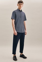 Regular Chemise Business Imprimé in Bleu Foncé |  Seidensticker Onlineshop