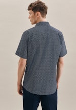 Regular Chemise Business Imprimé in Bleu Foncé |  Seidensticker Onlineshop