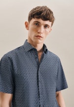 Regular Chemise Business Imprimé in Bleu Foncé |  Seidensticker Onlineshop