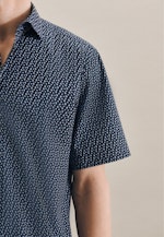 Regular Chemise Business Imprimé in Bleu Foncé |  Seidensticker Onlineshop