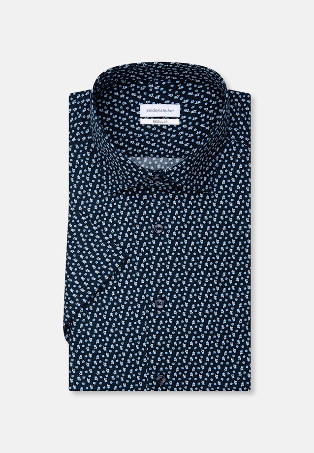 Regular Chemise Business Imprimé in Bleu Foncé |  Seidensticker Onlineshop
