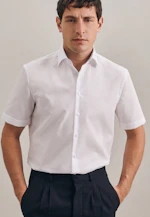 Shaped Business Hemd Uni in Weiß |  Seidensticker Onlineshop