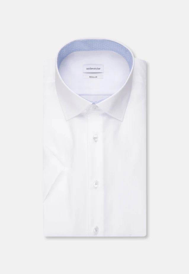 Shaped Business Hemd Uni in Weiß |  Seidensticker Onlineshop