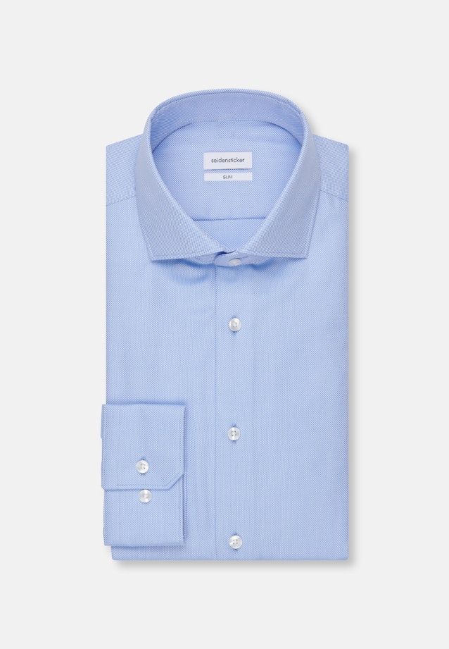 Slim Business Shirt Plain in Light Blue |  Seidensticker Onlineshop