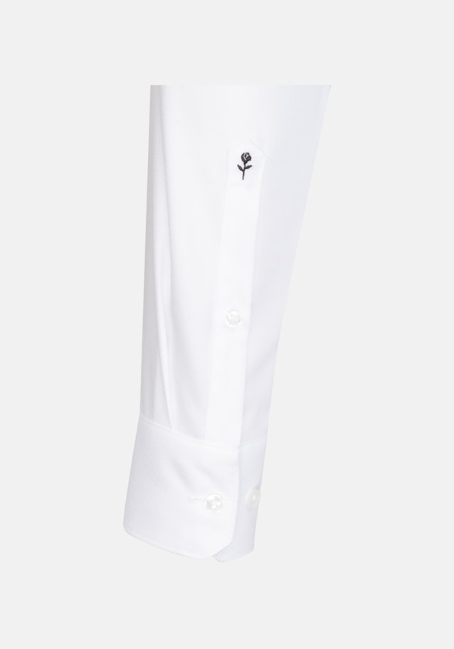 Easy-iron Structure Business Shirt in Slim with Kent-Collar in White |  Seidensticker Onlineshop