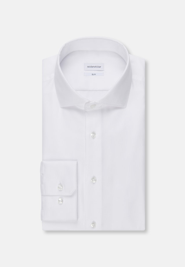 Slim Chemise Business uni in Blanc |  Seidensticker Onlineshop