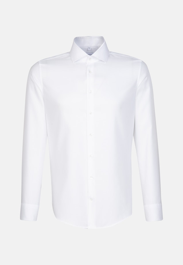 Slim Business Hemd Uni in Weiß |  Seidensticker Onlineshop