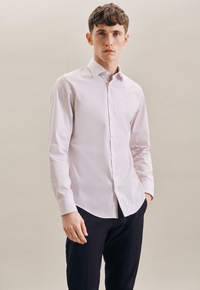 Business Shirt in Slim with Kent-Collar in Red |  Seidensticker Onlineshop