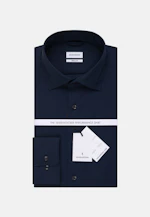 Regular Performancehemd Uni in Dunkelblau |  Seidensticker Onlineshop