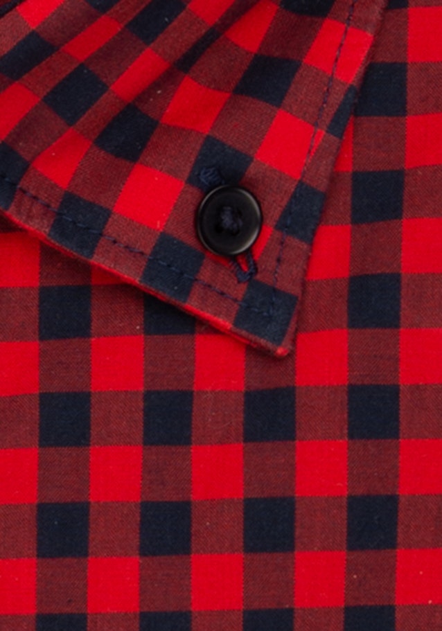 Business overhemd in Shaped with Button-Down-Kraag in Rood |  Seidensticker Onlineshop